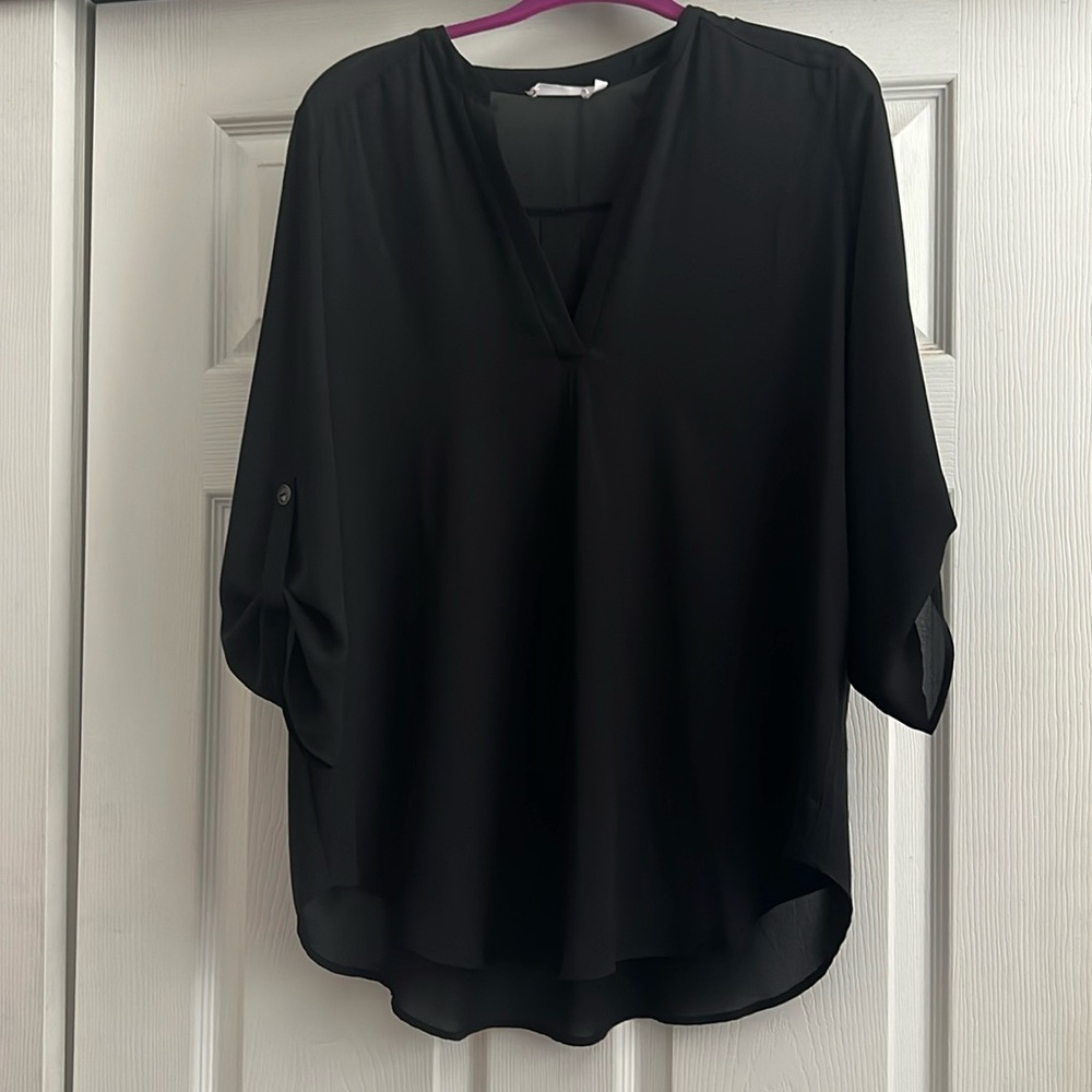 Lush 3/4 sleeve flowy blouse